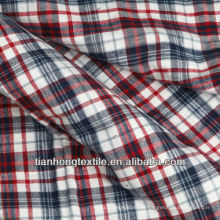 Y/D Flannel Twill Baumwolle prüft Kleid Shirt Stoff